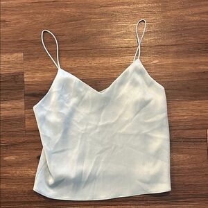 Alice + Olivia Turquoise Crop Camisole